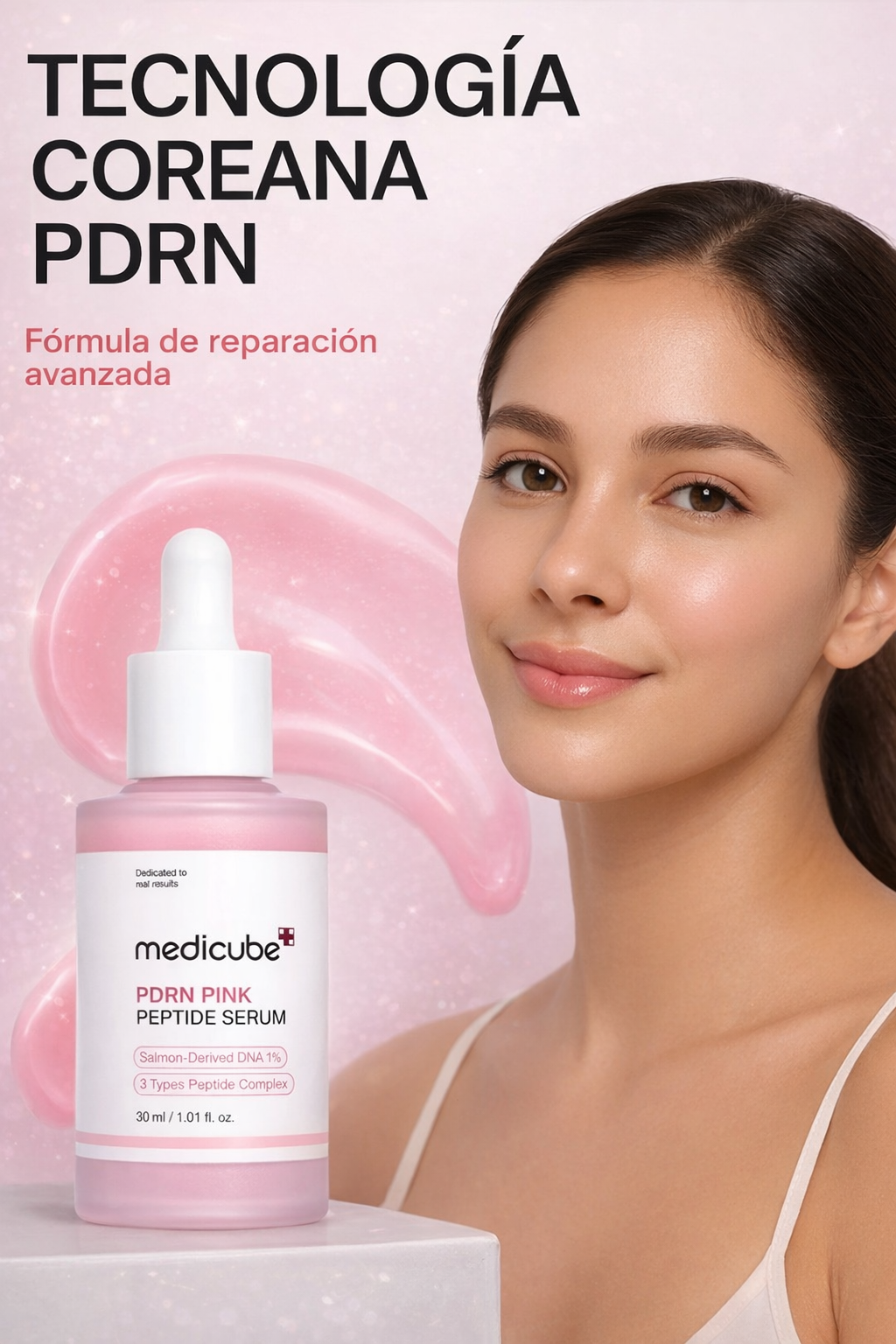 Rose PDRN- Serum Facial De Salmon